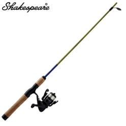 Ensemble Canne et Moulinet Shakespeare Catch More Fish 5'6" (168 cm) Légère 2 morceaux avec Moulinet 25