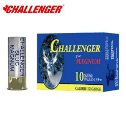 Challenger Big Game 12 ga 2.75'' 1 1/8 oz Rifled Slug Ammunition 10/Box