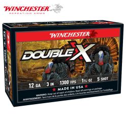 Winchester Double X Turkey 12 ga 3'' 1 3/4 oz #5 Ammunition 10/Box
