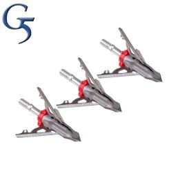 G5 Deadmeat V2 3 Blade Crossbow Broadhead 100 Grain, 3 Pack