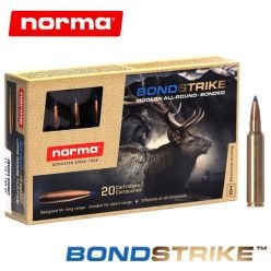 Norma Bondstrike 300 PRC 180 gr Tipped Bonded BT-SP Ammunition 20/Box