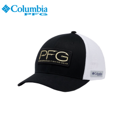 Casquette Columbia PFG Hooks Mesh High Crown Noir