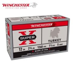 Munitions Winchester Super X 12 ga 2-3/4" 1 1/2 oz #5