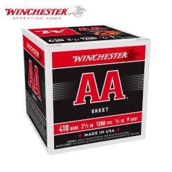 Munitions Winchester AA .410 ga 2-1/2" 1/2 oz #9