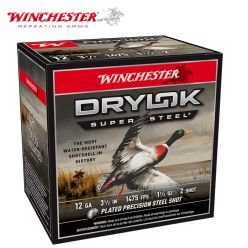 Munitions Winchester DryLok Super Steel 12 ga 3-1/2" 1-1/2 oz #2