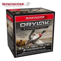 Winchester DryLok Super Steel 20 ga 3" 1 oz #3 Ammunition