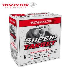 Munitions Winchester Super Target 12 ga 2-3/4" 1-1/8 oz #7.5