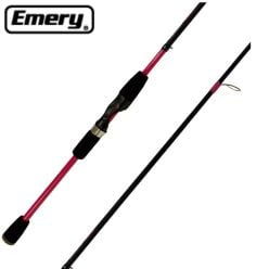 Canne À Lancer Léger Emery Warrior WSP662M 6'6" Medium Rose 2 Pièces
