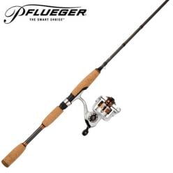 Pflueger Monarch 6′6″ Medium 2PC 30 Spinning Combo