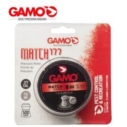 Munitions Gamo Match .177 Cal 7.6 Grain 500/pqt
