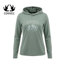 Chandail À Capuchon Pour Femme Connec Outdoors LT Breeze II Agave Green