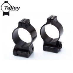 Talley Screw Lock Detachable 1'' Low Scope Rings Matte Black