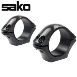Sako Optilock Rings 1" Extra-Low Blued