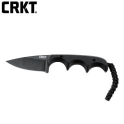 CRKT Minimalist Black Drop Point Fixed Blade Knife