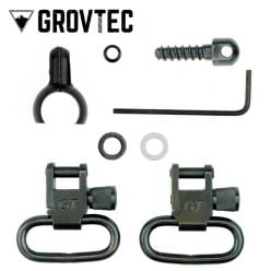Grovtec GTSW303 .700-.750 Two Piece Barrel Band Swivel Set