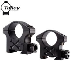 Talley Tactical 36mm Extra High Scope Rings Black