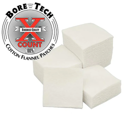 Bore Tech X Count Square Patches 250/Pack