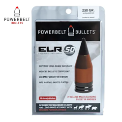 PowerBelt ELR 250 gr .50 Cal Muzzleloader Bullets & Sabots 15/Pack