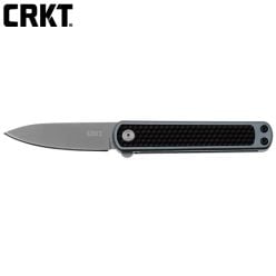 CRKT Pup 7070 Bead Blast AUS10 Gray GRN Pocket Knife