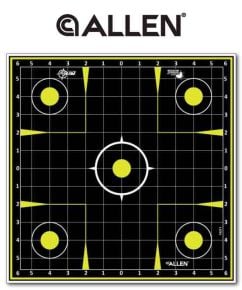 Allen EZ-Aim Non-Adhesive Splash Sight In Grid Targets x 12