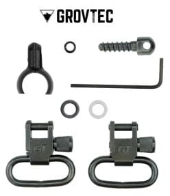 Grovtec GTSW305 .775-.825 Two Piece Barrel Band Swivel Set