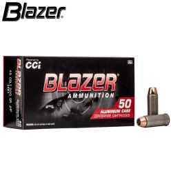 Blazer Aluminum 45 Colt 200 gr Jacketed Hollow Point Ammunition 50/Box