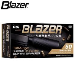 Blazer Clean-Fire 9mm Luger 147 gr TMJ Ammunition 1000/Case