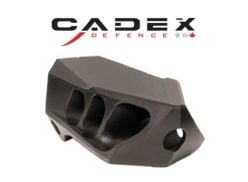 Cadex MX1 Micro 1/2-28 Black Muzzle Brake