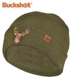 Tuque-verte-chevreuil-brodé-Buckshot