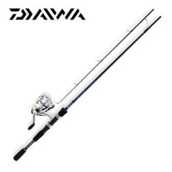 Combo Canne Et Moulinet À Lancer Léger Daiwa D-Shock Dsk Moyenne 6'6''
