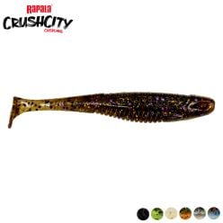Rapala CrushCity The Suspect 3.75" Soft Bait 5-Pack