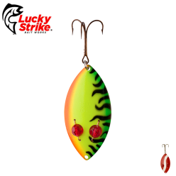 Leurre Cuillère Lucky Strike Red Flash Taille 3