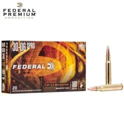 Federal Fusion Rifle 30-06 Springfield 180 gr FSP Ammunition 20/Box