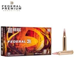 Federal Fusion Rifle 300 Win Mag 180 gr FSP Ammunition 20/Box