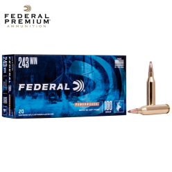 Federal Power-Shok 243 Win 100 gr JSP Ammunition 20/Box