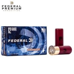 Federal Power-Shok Buckshot 12 ga 2.75'' 8 Pellets 000 Buck 5/Box Ammunition
