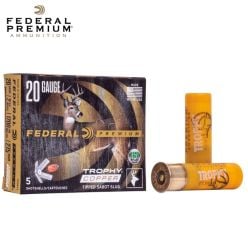 Federal Trophy Copper Sabot Slug 20 ga 2.75'' 5/8 oz Trophy Copper 5/Box Ammunition