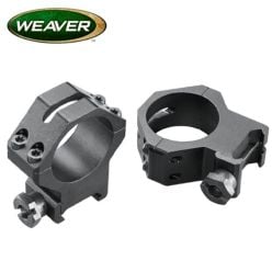 Weaver Four Hole Skeleton 1 Inch Scope Rings