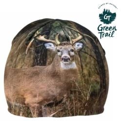 Green Trail Deer Beanie
