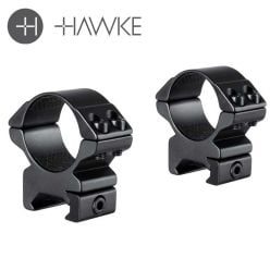 Hawke Match Mount 30mm 2 Piece Weaver Medium Scope Rings