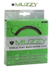 Muzzy-Lime-Green-Braided-Bowfishing-Line