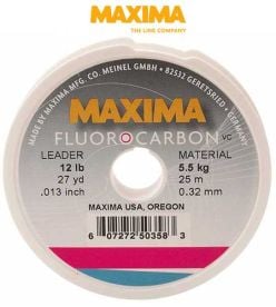 Maxima Fluorcarbon 27 Yd | 25 M Leader Materiel