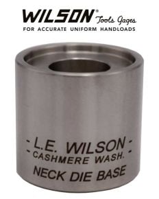Base de Décapage Acier Inoxydable L.E. Wilson pour Die de Collet