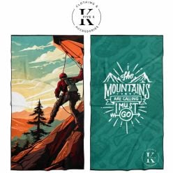 The Mountains Are Calling  – Microfiber Towel by K5 Clothing