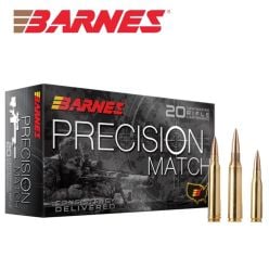 Barnes Precision Match 308 Win 175 gr OTM BT Ammunition 20/Box