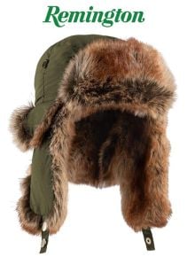 Remington-Fake-Fur-Olive-Polyester-Hat