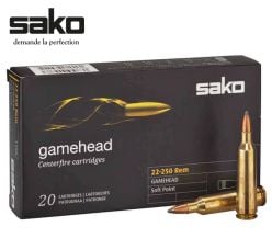 Sako Gamehead 22-250 Rem 50 gr. Ammunitions — Londero Sports