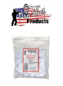 Pro-Shot .17-.22 Cal. Rimfire - 3/4" Square Patches x 1000