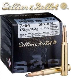 Sellier-&-Bellot-7x64-Spec-173-gr-Ammo