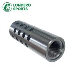 Steel Muzzle Brake 3/4" Diameter 1/2-28 Thread